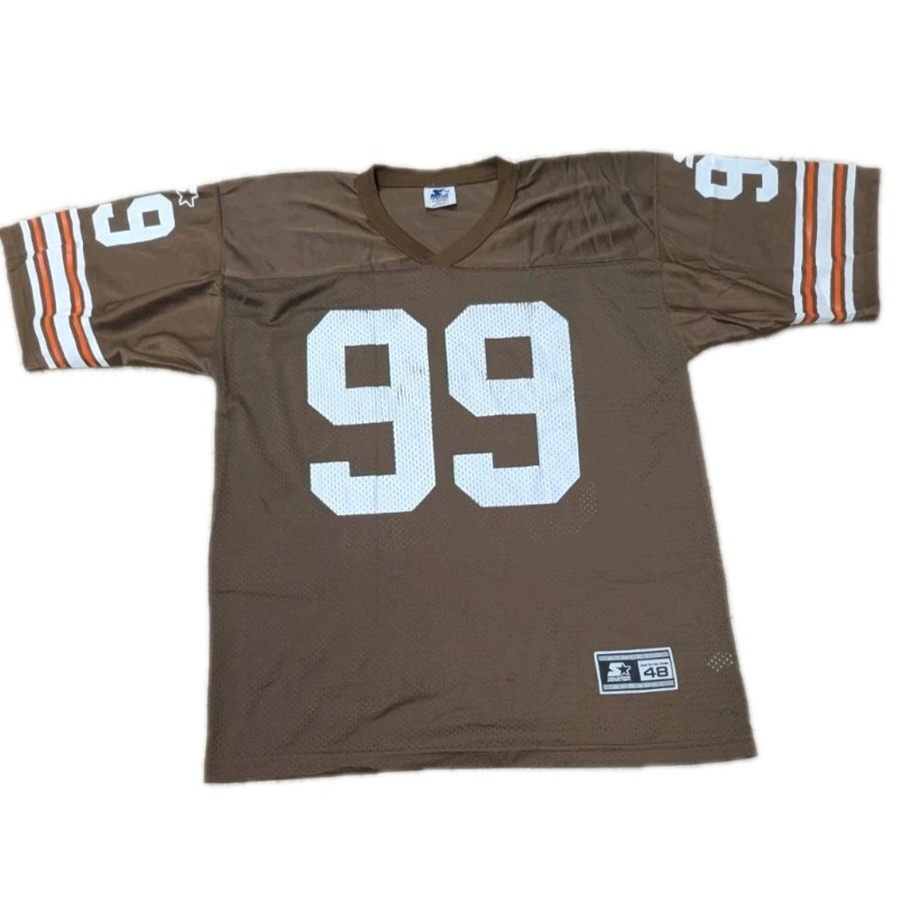 Vintage 1995 Starter Cleveland Browns Football Jersey 99 Men's 48 Large